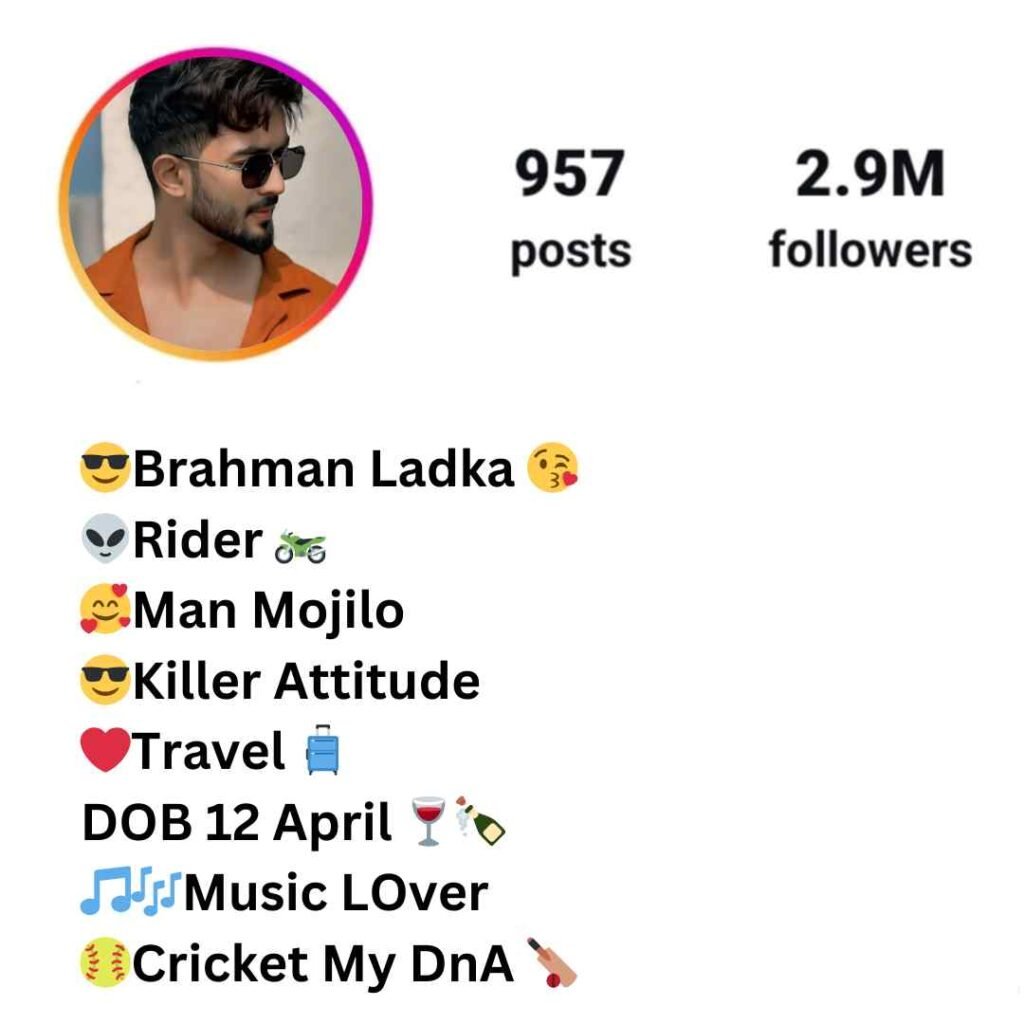 Brahman Bio For Instagram