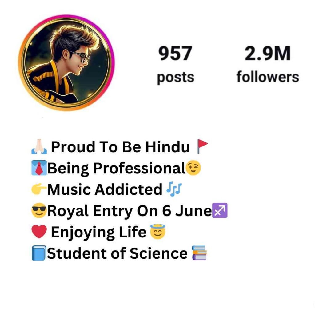 Hindu Bio For Instagram