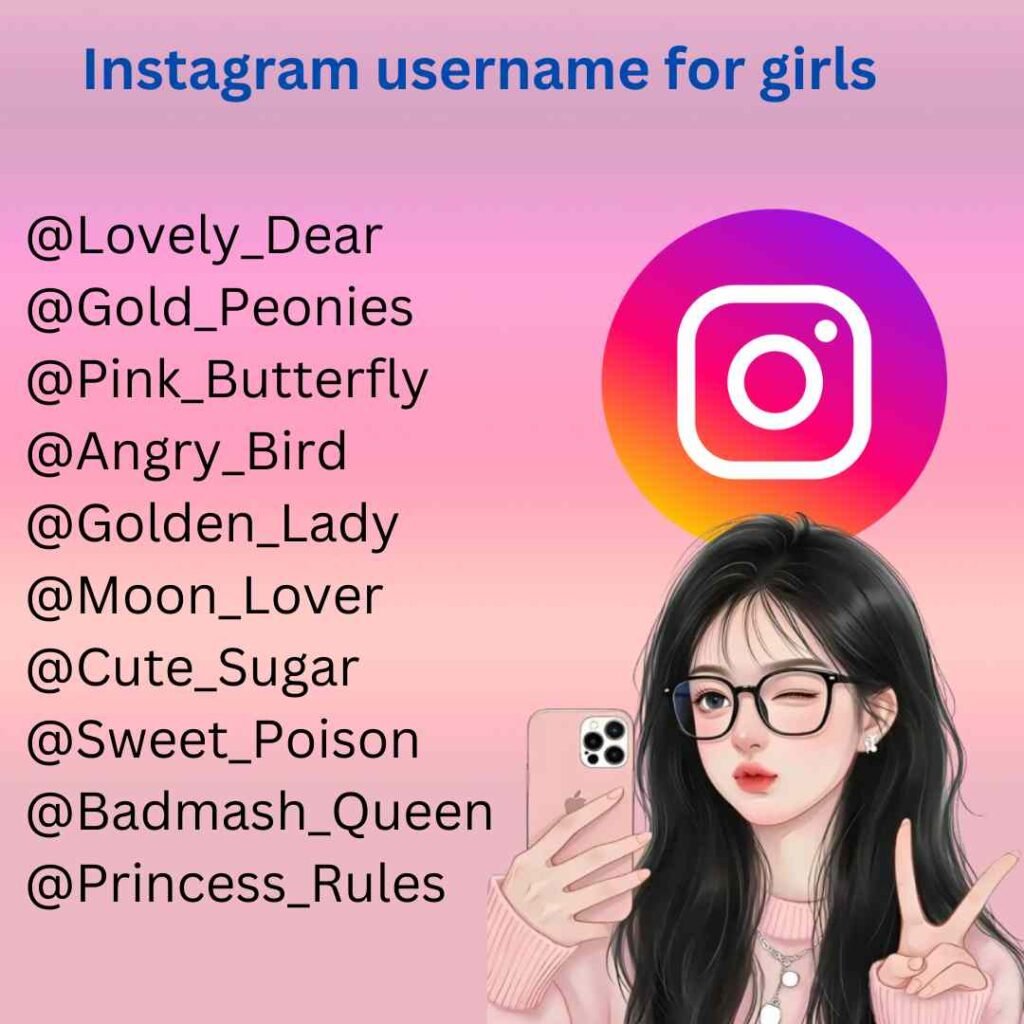 Instagram username for girls