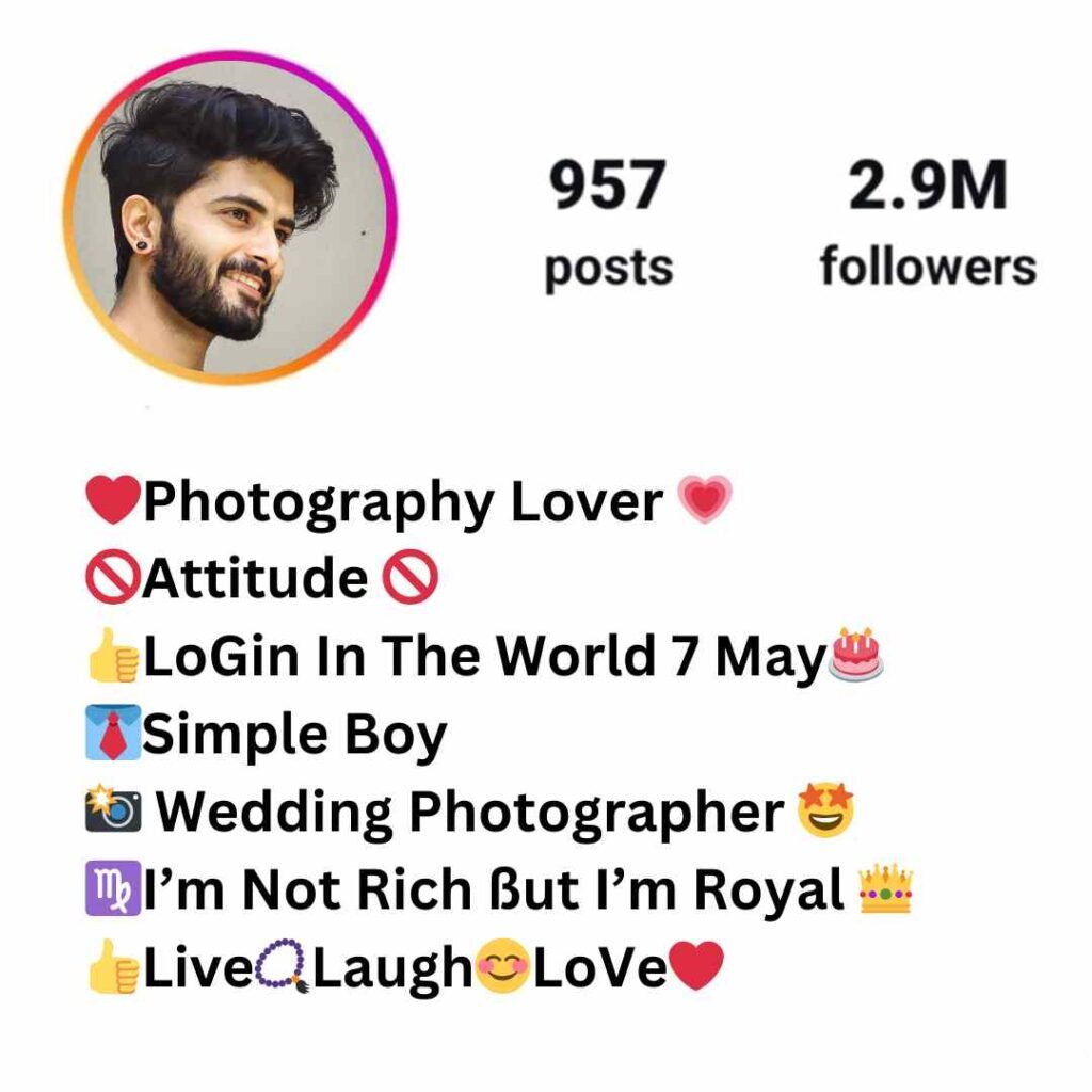 Photographer Bio For Instagram