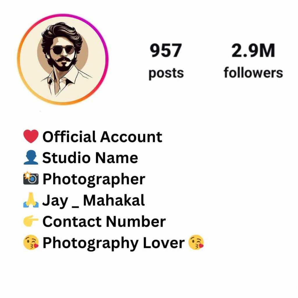 Photographer Bio For Instagram
