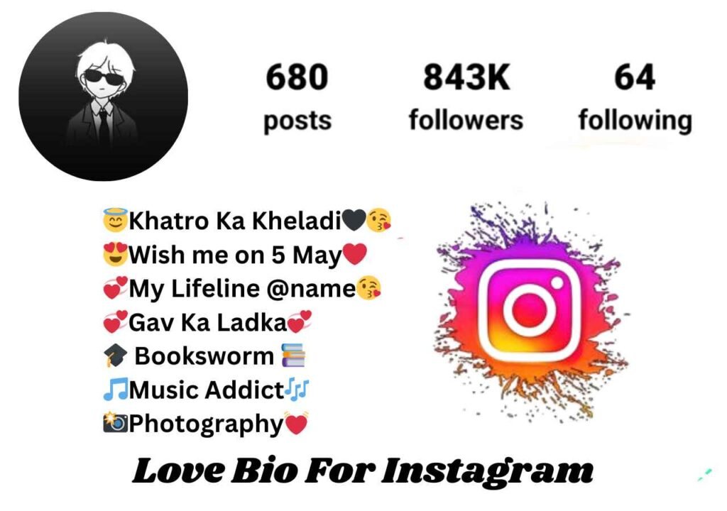 Love bio for instagram for boy