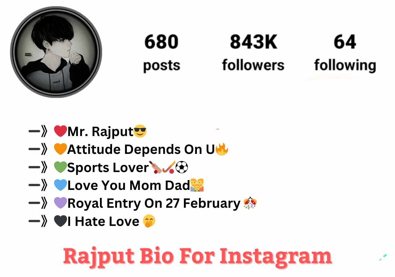 Rajput Bio For Instagram