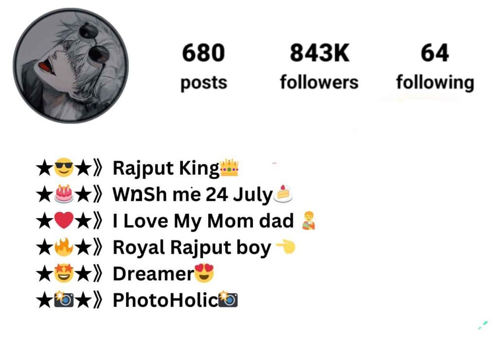 Rajput Bio For Instagram