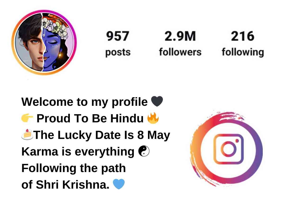 Hindu Bio For Instagram