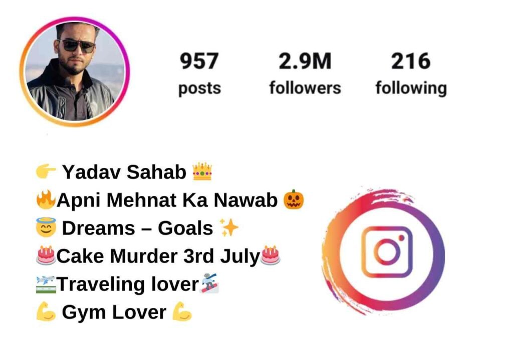 Yadav bio for instagram